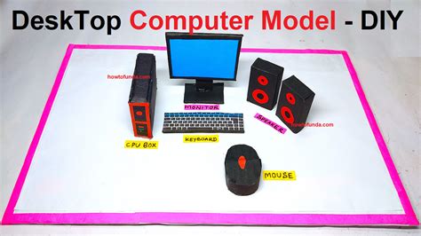 Computer Working Model Making At Home Using Waste Materials Free