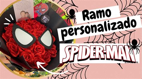 Paso A Paso Ramo Spiderman Con Rosas Eternas No Podia Faltar Un