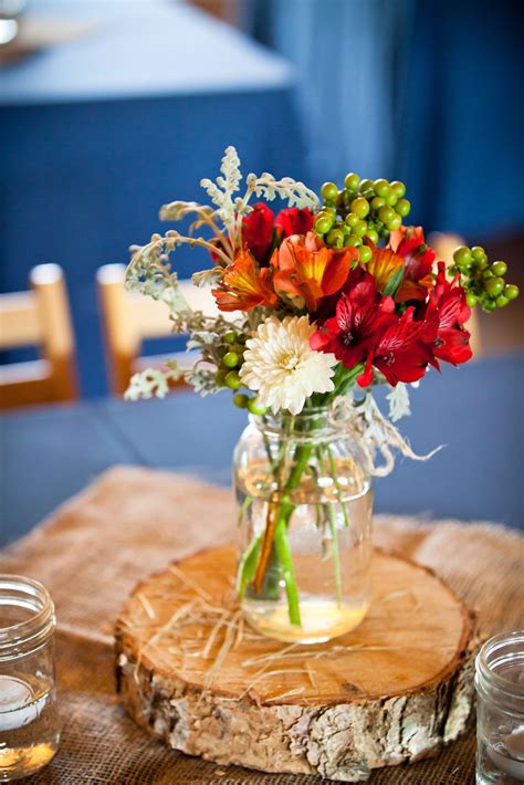 Just Jars Australia Loves Rustic Wedding Centerpieces Fall