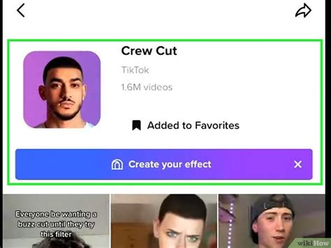 How To Use The Buzz Cut Filter Effect Tiktok And Snapchat