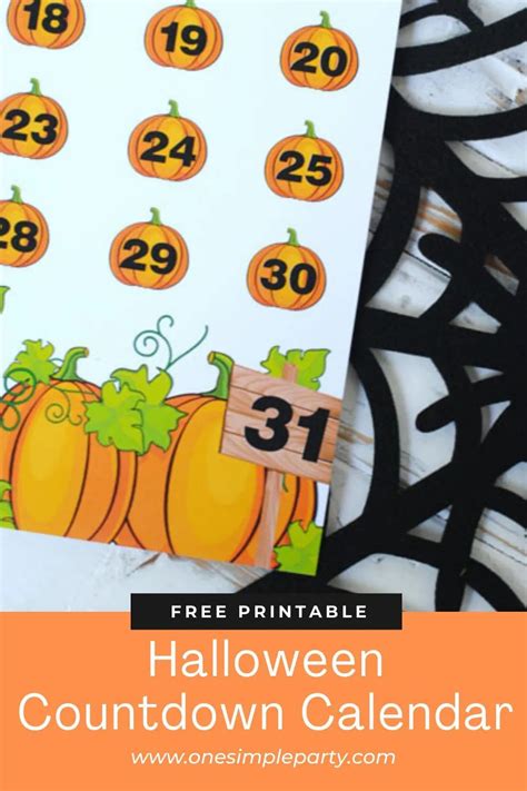 Halloween Countdown Calendar Printable Printable Word Searches