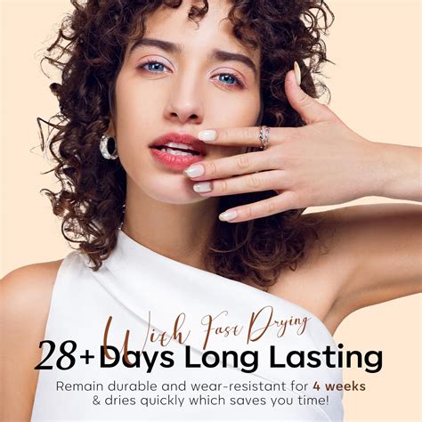 modelones Juego de esmaltes de uñas de gel 6 colores kit de esmalte de gel de gel perlado nude