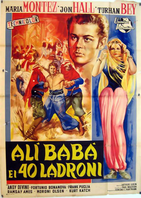 ALI BABA ET LES 40 VOLEURS MOVIE POSTER ALI BABA AND THE 40