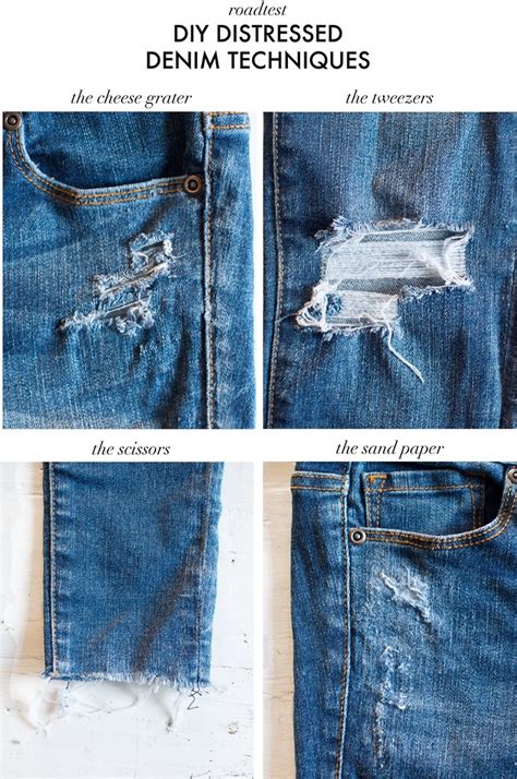 DIY Distressed denim techniques road tested | © Geneva Vande… | Flickr