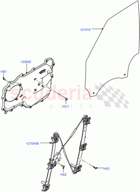 Lr Land Rover Discovery Regulator And Motor Window