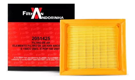 Filtro Ar Honda Xre 190 Bros 150 160 Cg Fan 125 150 Pop 100 Frete grátis