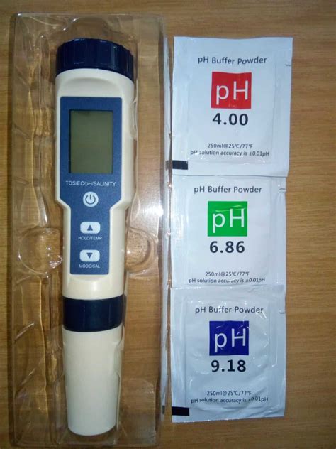 Ph Tds Ec Salinity Temperature Meter Chemical Plus