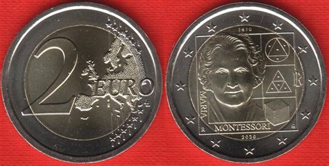 Italija 2 Euro 2020 Maria Montessori UNC 25159716