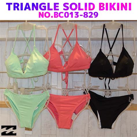 楽天市場22 BILLABONG ビラボン ビキニ TRIANGLE SOLID BIKINI 水着 レディース 2022年春夏 品番