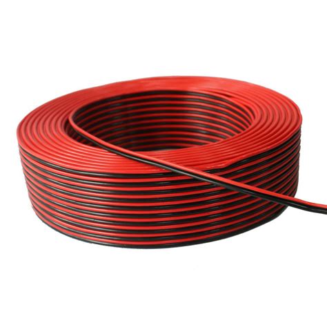 24 Awg 2 Core Rohs 300v Stranded Cca Conductor Red Black High