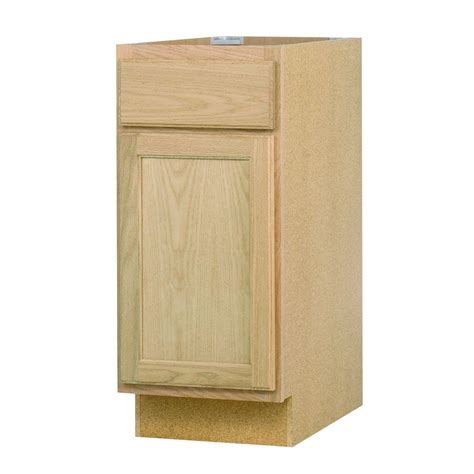 Hampton Bay Hampton Assembled 36x34 5x24 In Sink Base Kitchen Cabinet In Medium Oak Ksb36 Mo