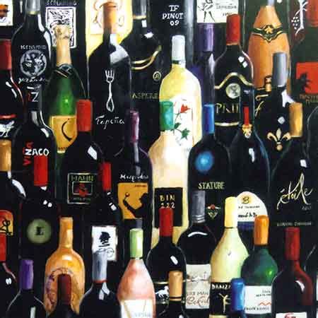 Wine Bottle Art - Wine Country Getaways