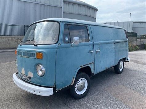 Classic Type Volkswagen Vw Transporter Delivery Van In