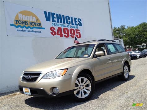 2008 Harvest Gold Metallic Subaru Outback 25i Limited Wagon 95116857