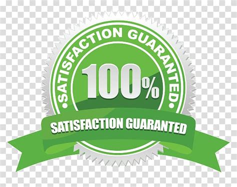 Customer Satisfaction Guarantee Guaranteed Transparent Background