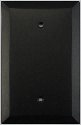 Classic Accents Inc Jumbo Matte Black 1 Gang Black Switch Plate