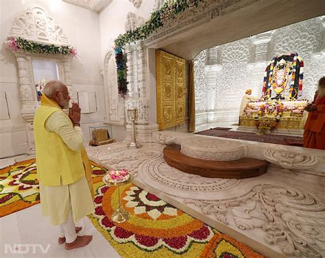 Pics PM Modi Offers Prayers At Ram Temple In Ayodhya