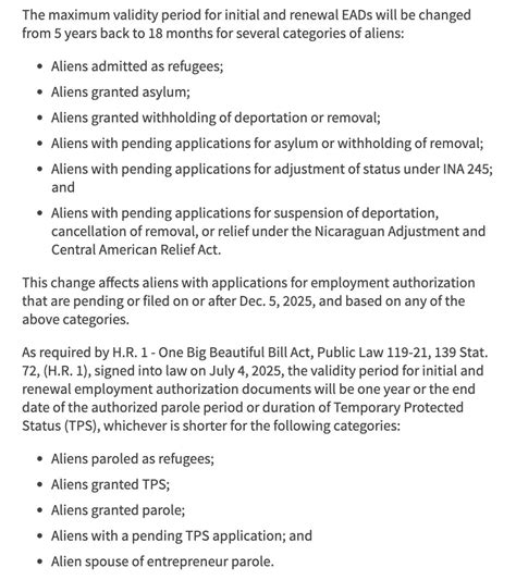 New USCIS Work Permit Rules: What Changes On EAD Validity And Who Falls