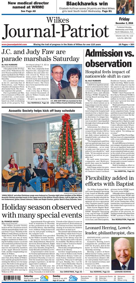 Wilkes Journal-Patriot | North Carolina Press Association