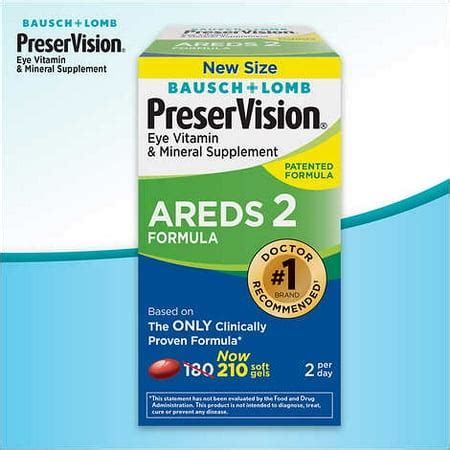 PreserVision AREDS2 Formula, 210 Soft Gels - Walmart.com