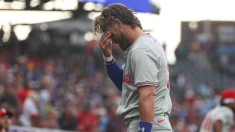 LOOK: Phillies' Bryce Harper smashes bat after strikeout, later sparks ...