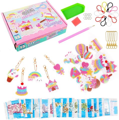 VFANDV Diamond Painting Enfant 15Pcs Diamond Painting Kit Enfant 5D