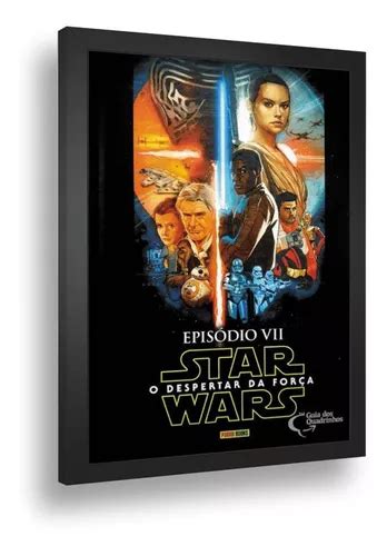 Quadro Decorativo Poste Star Wars O Despertar Da Força A3 Parcelamento Sem Juros