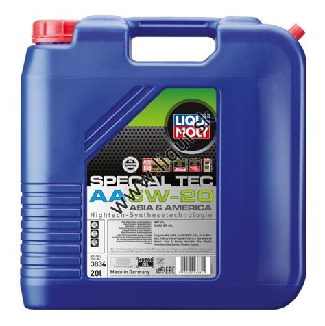 LIQUI MOLY SPECIAL TEC AA 5W 20 20l 3834 Liqui Sk