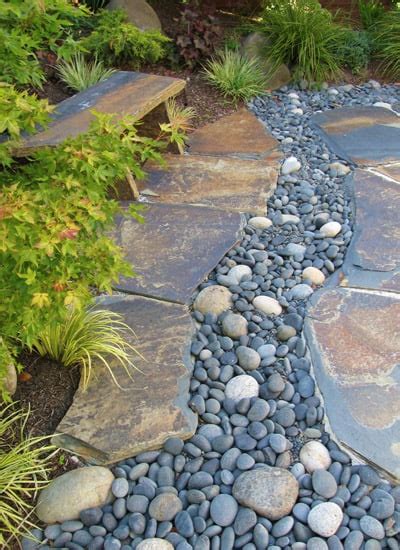 10 Ideas On Making Your Own Dry Creek Bed Dry Riverbed Landscaping