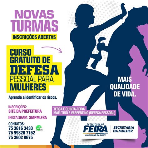 Inscrições Abertas Para Cursos De Defesa Pessoal E Treinamento