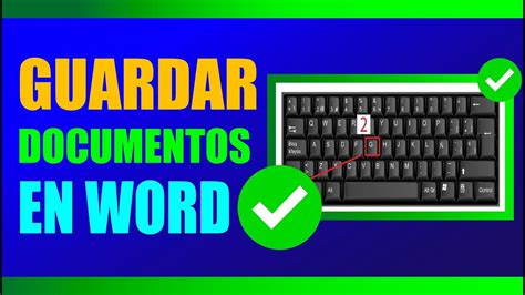 Guardar Documento En Word Con Teclado Image To U