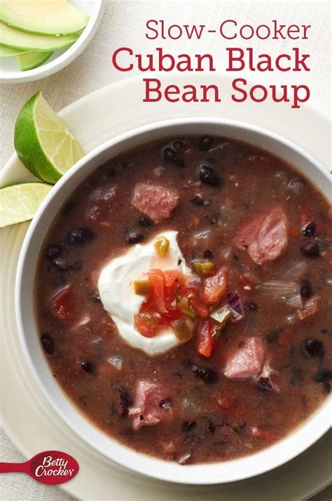 Flavorful And Hearty Slow Cooker Cuban Black Bean Soup