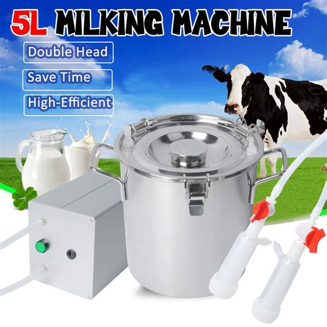 Electric Goat Milking Machine For Cows Sheep Portable Pulsation Milking