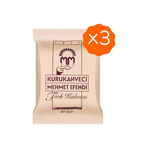 Kuru Kahveci Mehmet Efendi Türk Kahvesi 100 gr x 3 Fiyatı