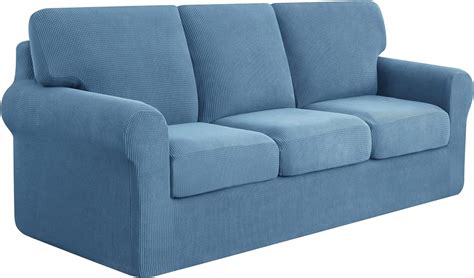 Subrtex 3 Seater Sofa Cover With 3 Separate Cushions And 3 Backrests