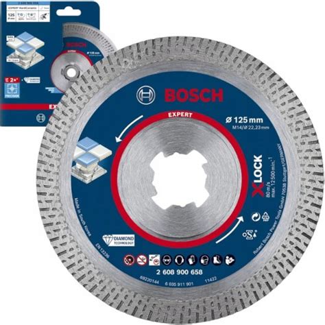 Bosch Tarcza Diamentowa Mm Do Gresu X Lock Expert Hardceramic