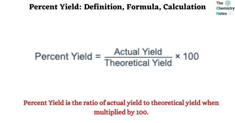 How To Calculate Theoretical Yield And Percent Yield Worksheets Library