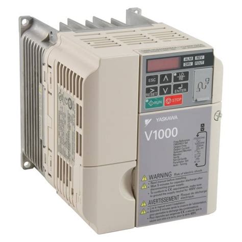 Yaskawa V1000 Cimr Vcba0012baa Inverter 3kw Single Phase 200vac Ip20 Without Top Cover