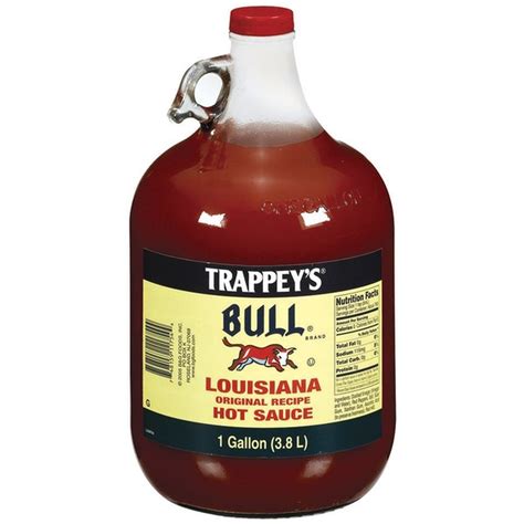 Trappey S Bull Louisiana Original Recipe Hot Sauce Gal Delivery Or Pickup Near Me Instacart