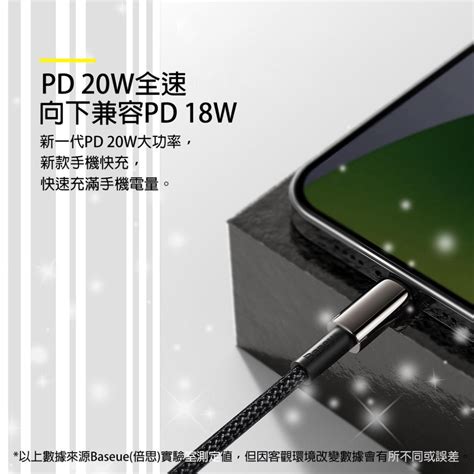 『來人客』 倍思 鎢金系列 快充數據線 Usb Type C Ip 充電線 Pd 20w 100w 240w 快充線 來人客