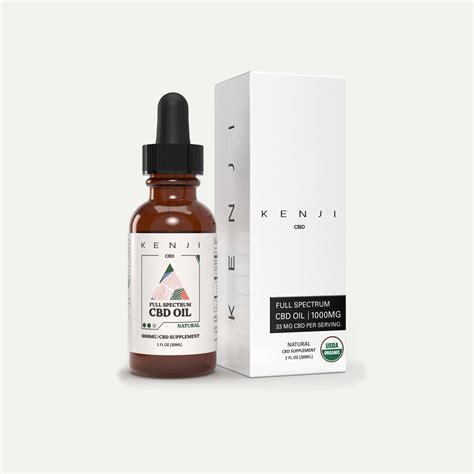 Organic Full Spectrum Cbd Oil Tincture All Natural 1000mg