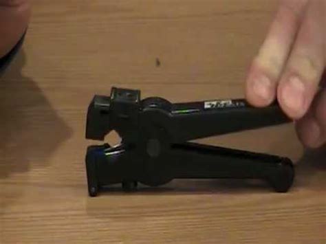 45 526 Coax Cable Stripper Demo YouTube