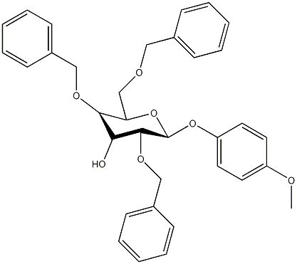 4 甲氧苯基 2 4 6 三 O 苄基 β D 吡喃半乳糖苷 4 Methoxyphenyl 2 4 6 Tri O benzyl β D