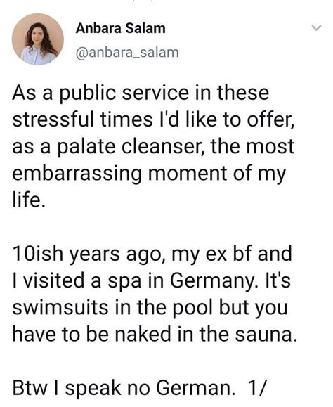 Naked Woman Gets Locked Out Of German Spa In This Nightmarish Twitter Tale Embarassing Stories
