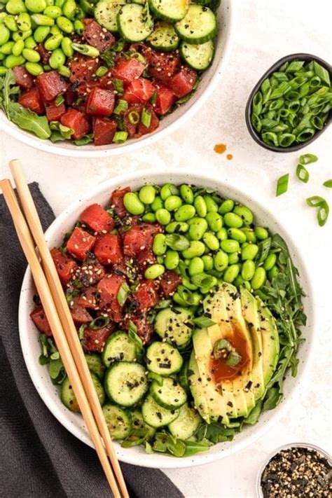 Tuna Poke Salad - Skinnytaste