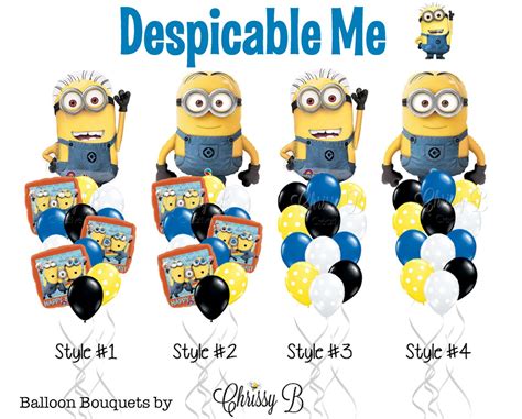 Despicable Me Minions Balloon Bouquet