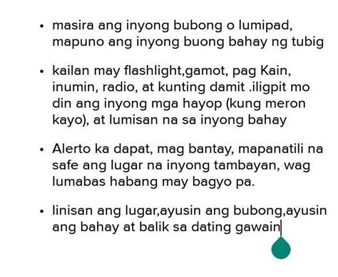 Impormasyon Katangian At Kahulugan Ng Bagyo Bagyo Sandali