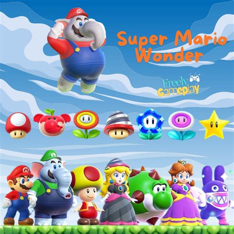 Super Mario Wonder New Power Ups Characters And Exciting Gameplay