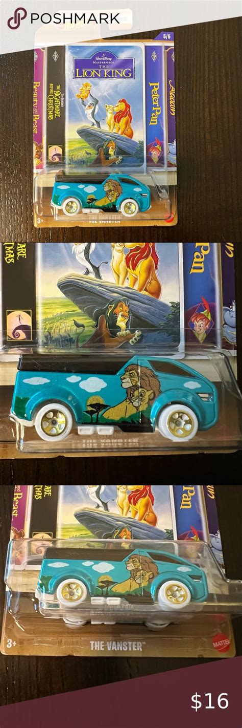 Hot Wheels Walt Disney Classic The Lion King Blue The Vanster 5 5 Lion King Walt Disney Hot