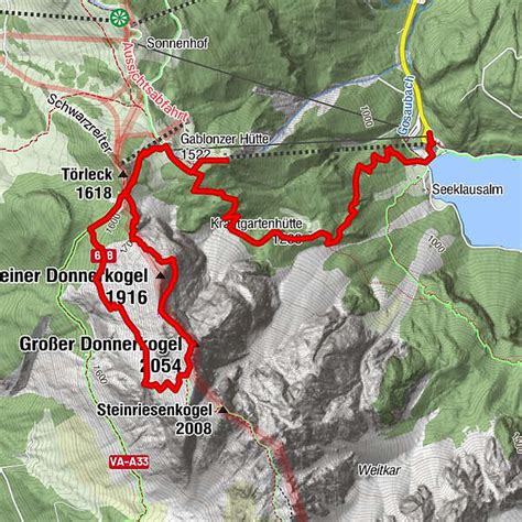 Donnerkogel Vom Gosausee Mit Intersport Klettersteig C D Und